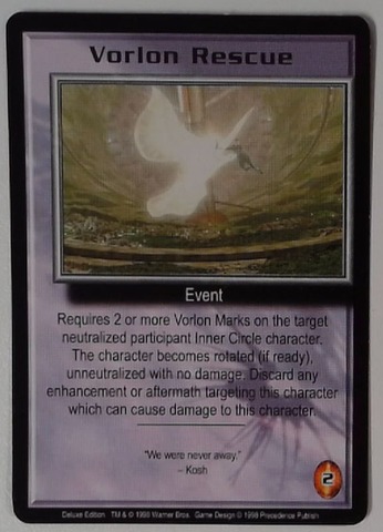 Vorlon Rescue - Rare